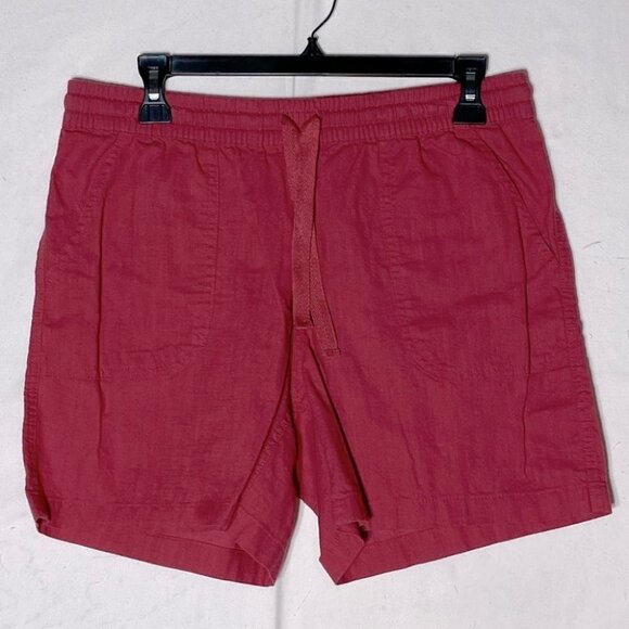 5/$25 Vintage Original Nicole Miller Pink Elastic Waist Shorts  8 - Picture 8 of 8